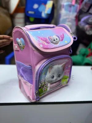 Purple Kids Cartoon Themed Box Bags Pp1,Pp2, Grade 1
