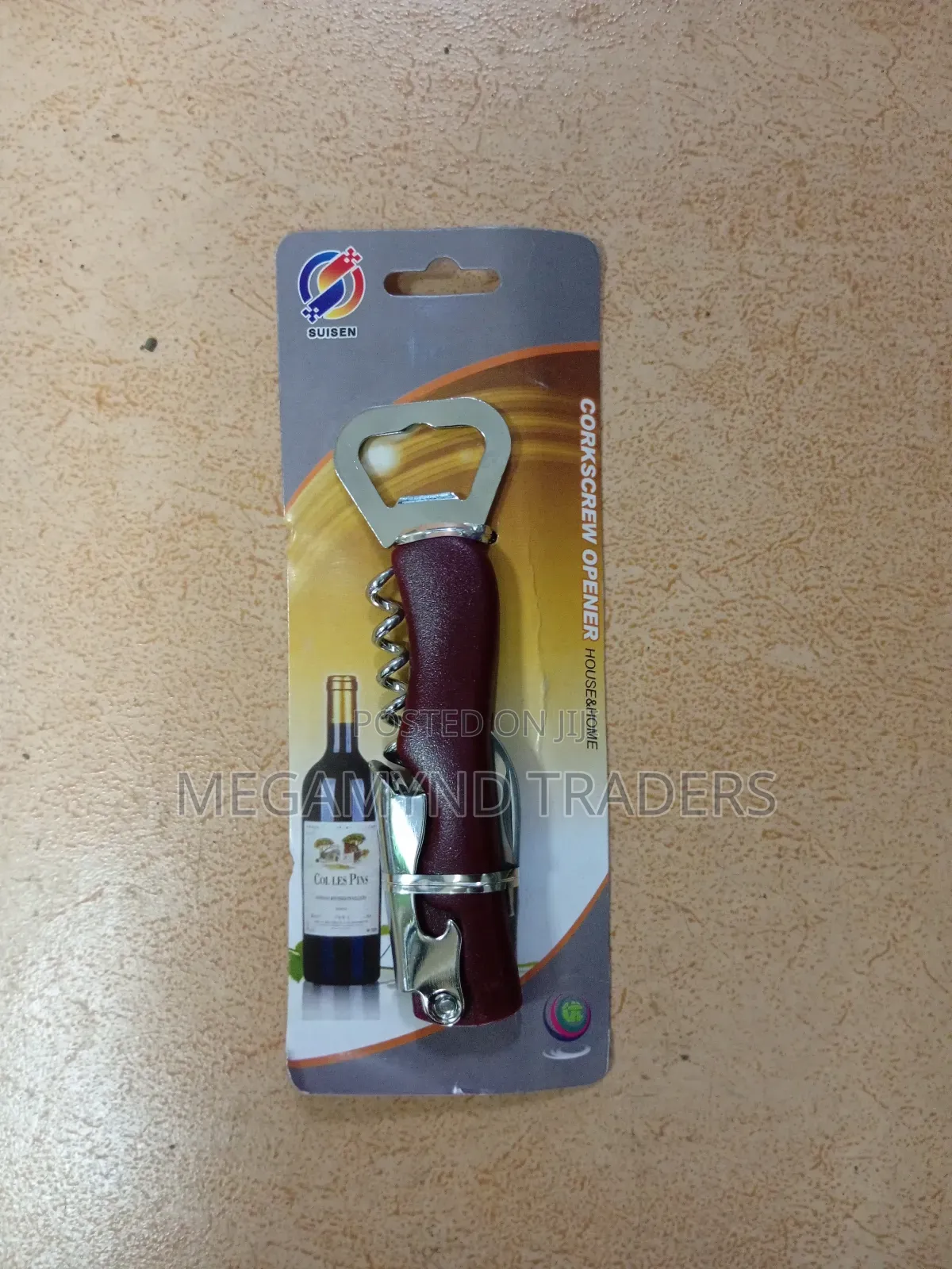 Corkscrew Opener/Bottle Opener