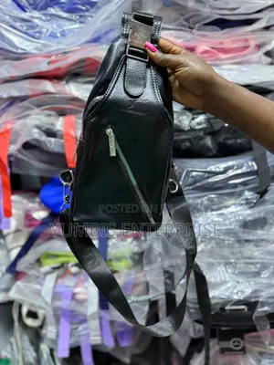 Black' Multi Pockets Chest Bags /Funny Pack/Shoulder Bag