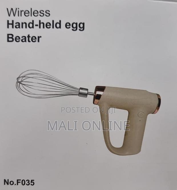 Rechargeable Wireless Hand Held Egg Beater Whisk - thumbnail 3