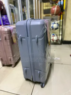 Light Grey Rubber Medium Sizeluggage Suitcases at 4000 69cm