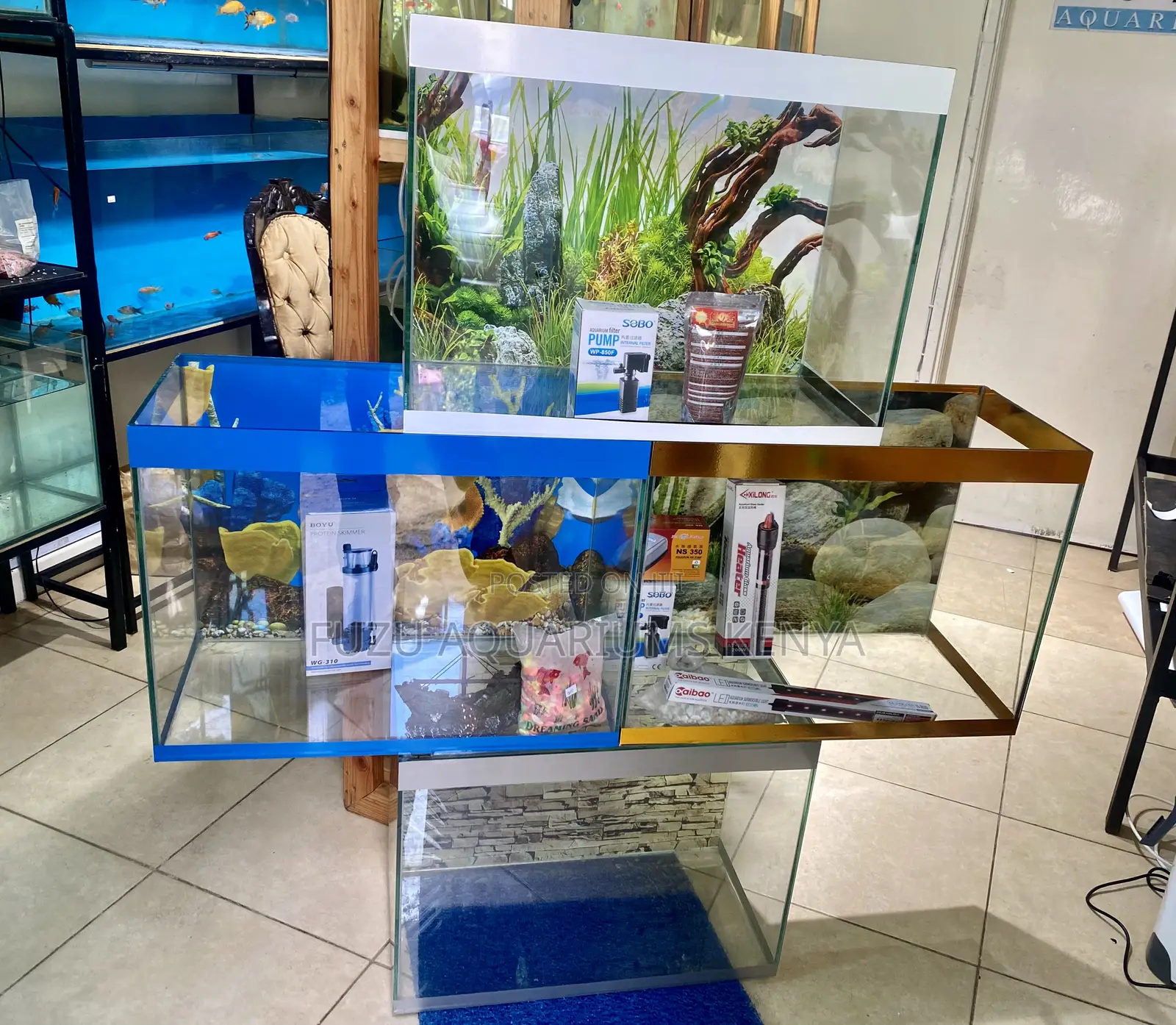 Add a Wow Factor With This Aquarium