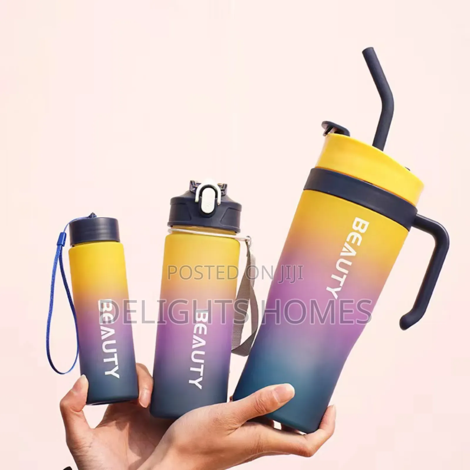 Multicolored 3in1 Matching Bottle Set-Pa