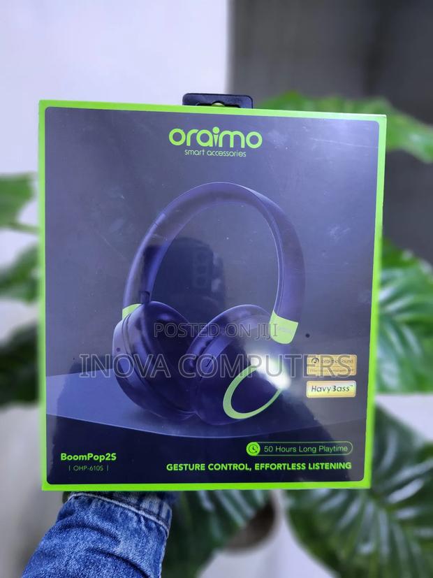 Oraimo Ohp-610s Boompop2s Enc Over-Ear Bluetooth Headphones
