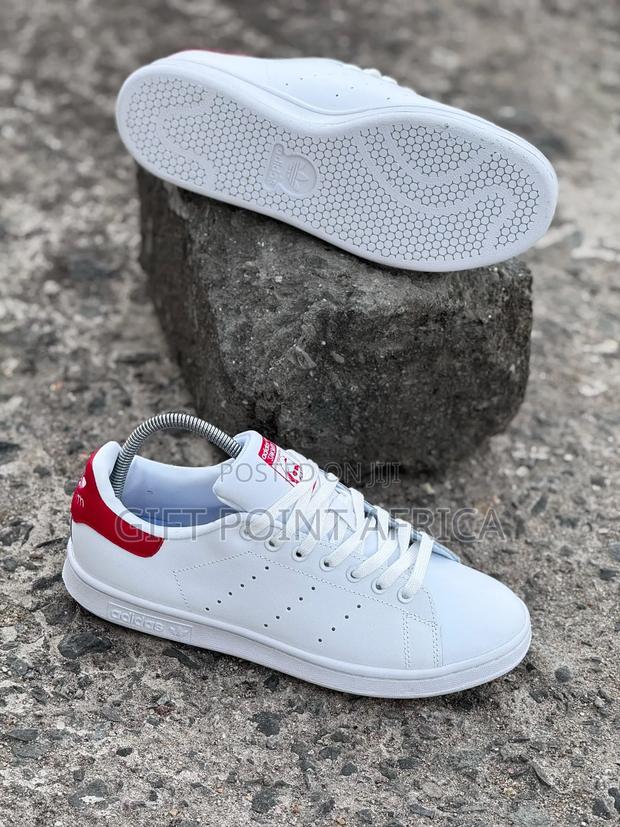 All White (Addidas) Stansmith Laced Casuals* - thumbnail 2