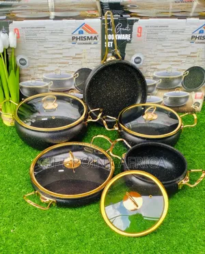 *9pcs Granite Classy Cookware Set*