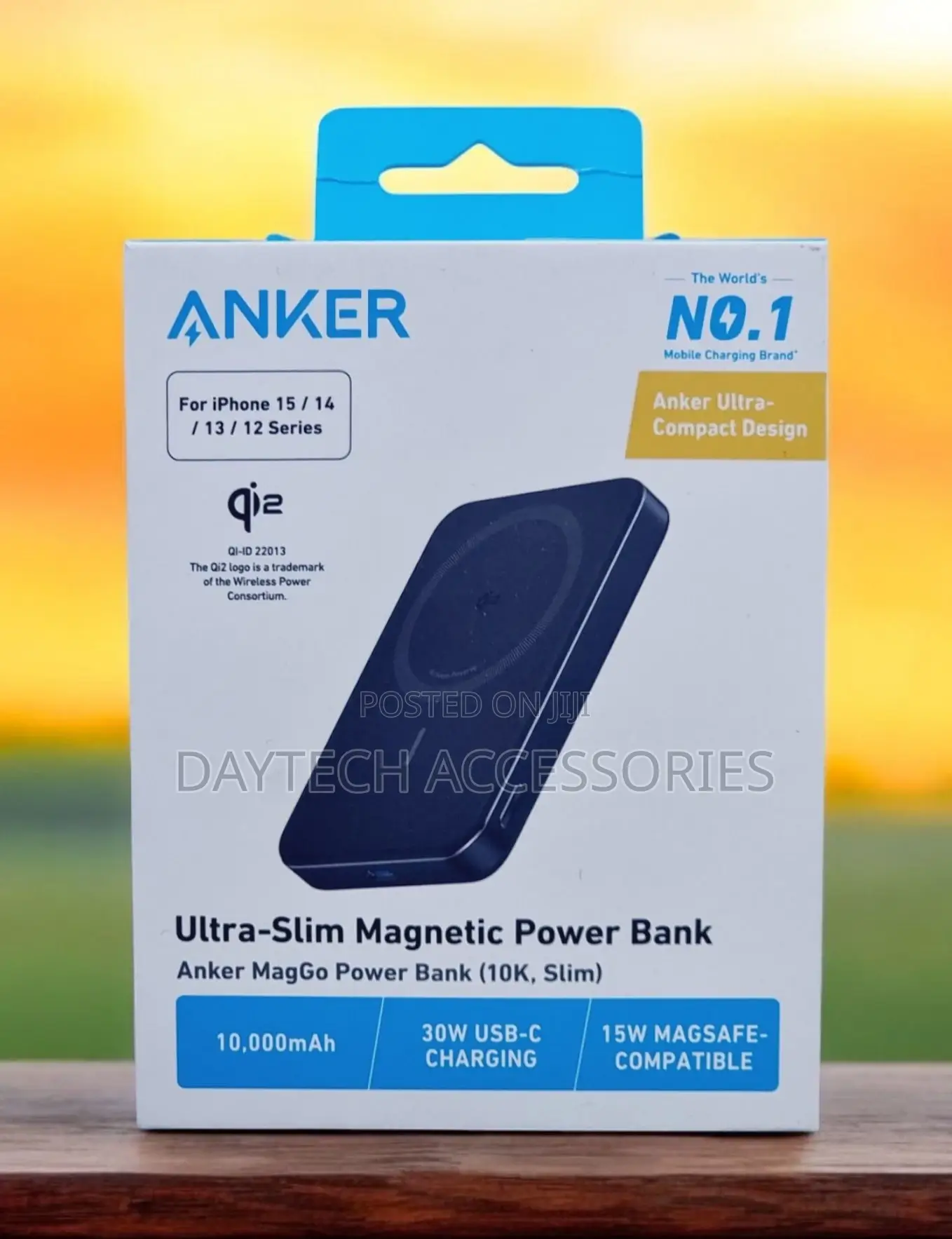 Anker Power Bank Fast Magsafe 10,000mah With Smart Display