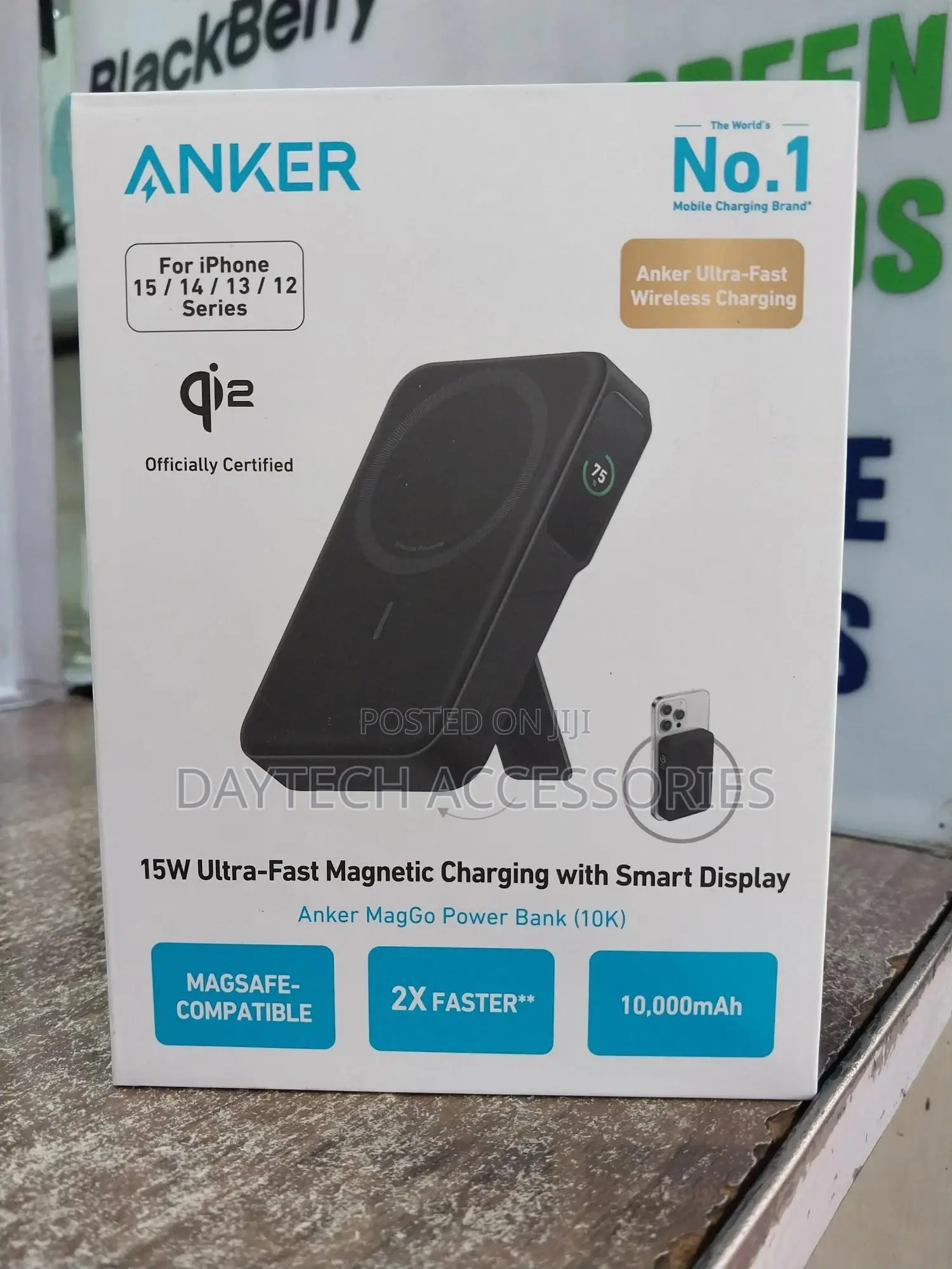 Anker Power Bank Fast Magsafe 10,000mah With Smart Display