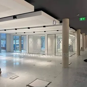 Modern Office Design Partitions Set Up