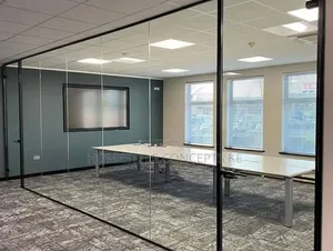 Modern Office Design Partitions Set Up