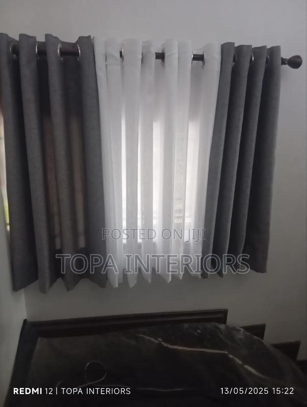 Stairs Window Curtains and Sheers for Light Control - main view