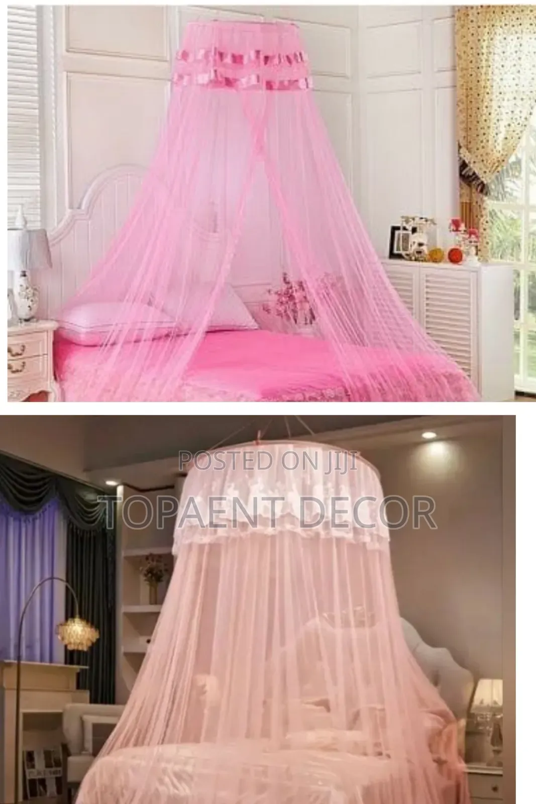 Round King and Queen Size Mosquito Nets