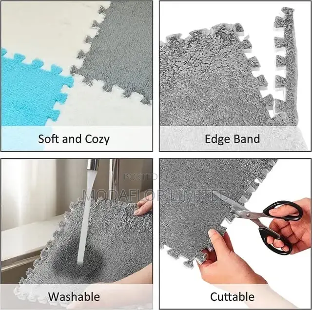 Quick Transformation Plush Interlocking Mats