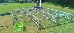 Outdoor Stage Set Up for Hire in Store. We Deliver