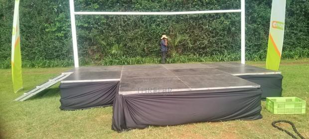 Stage for Hire in Any Type of Event. In Large Tents