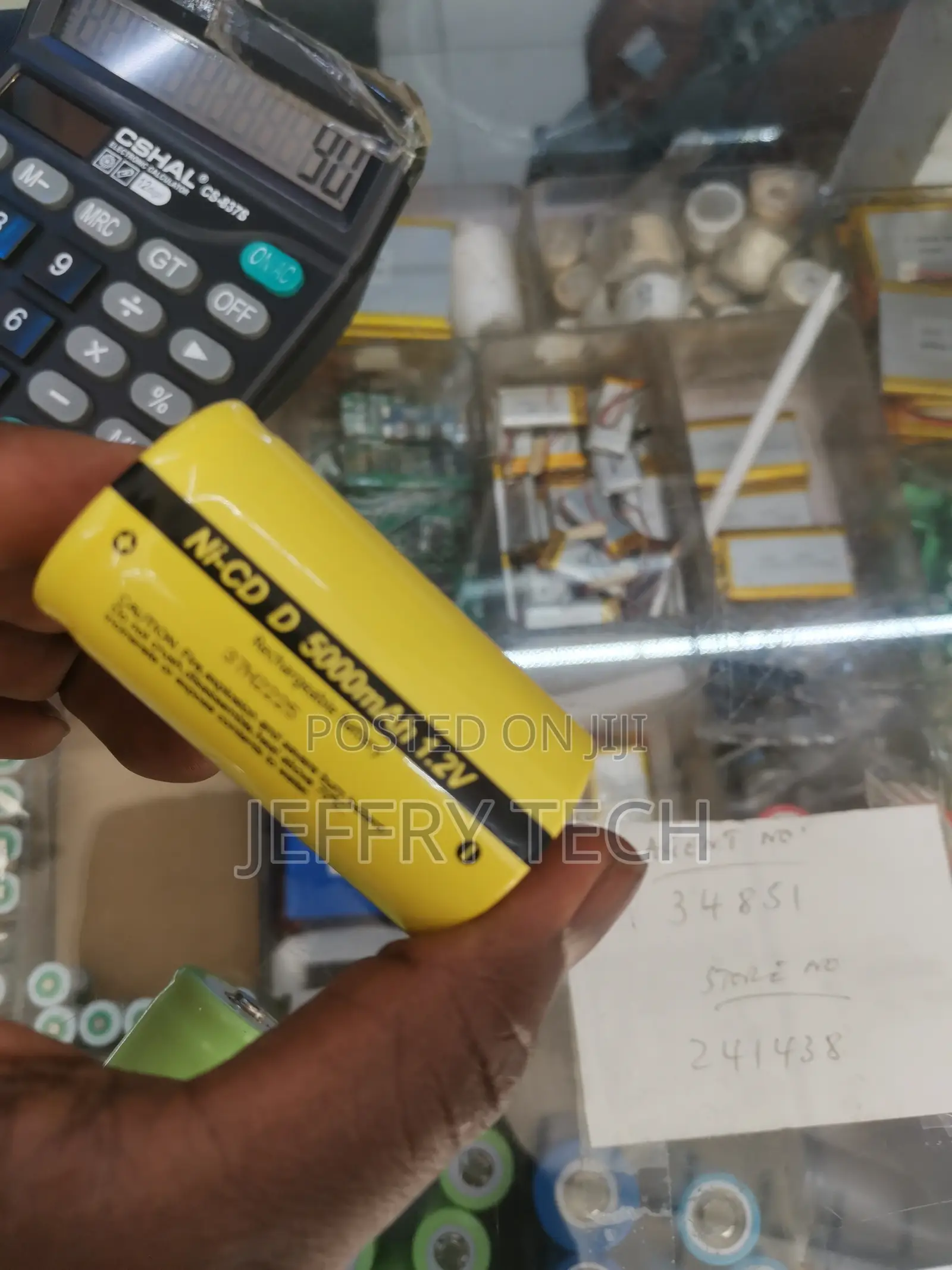 1.2v 5000 Mah D Cell Ni-Cd Rechargeable Battery for Hom