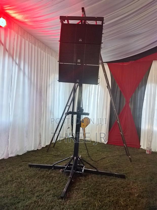 Line Arrey Sound System for Hire Outdoor Event Available