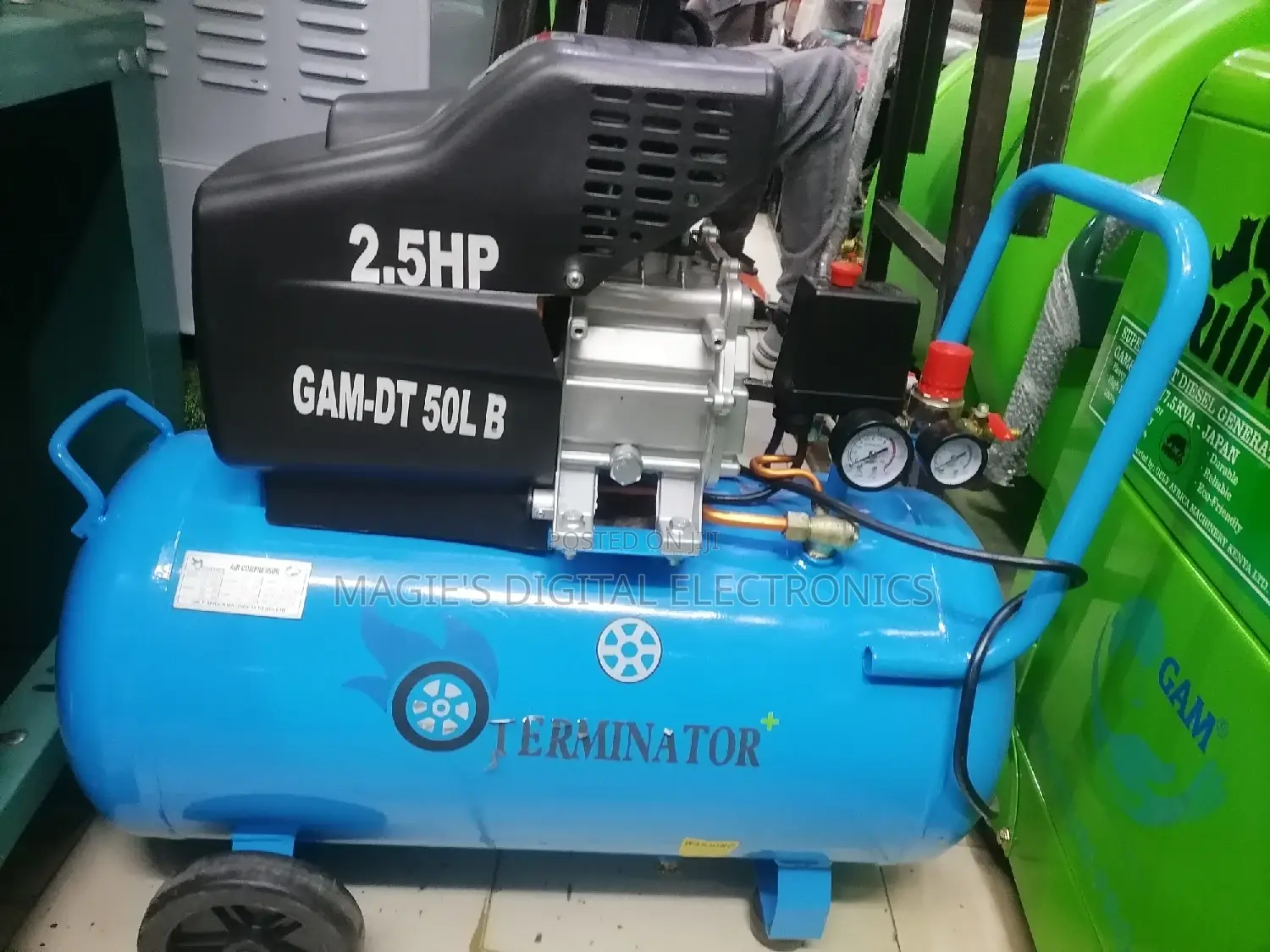 High Standard 2.5hp 50l Terminator Electric Air Compressor