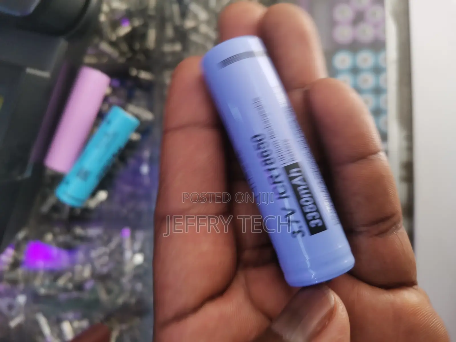 Icr18650-3350mah Lithium Rechargable Battery, 3.7v, Pkcell,