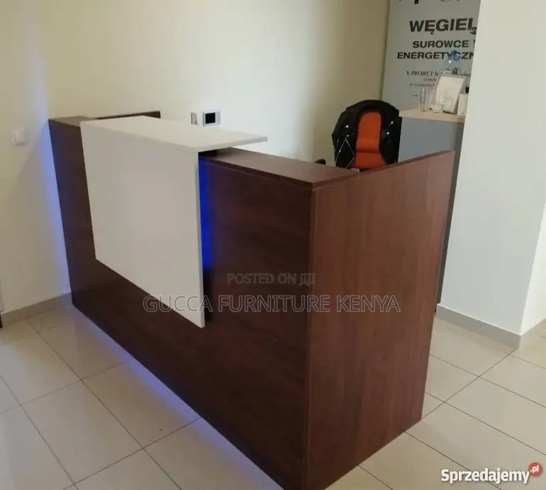 Office Furniture:1.8 Meter Wide Reception Wood Front Desk