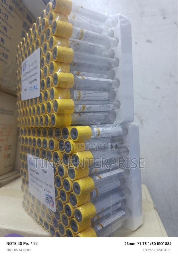 Yello Tops/Blood Collecting Tubes