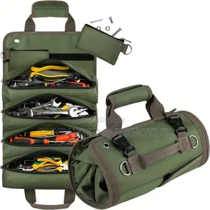 Folding Roll Up Portable Organizer Storage Carrying Tool Bag