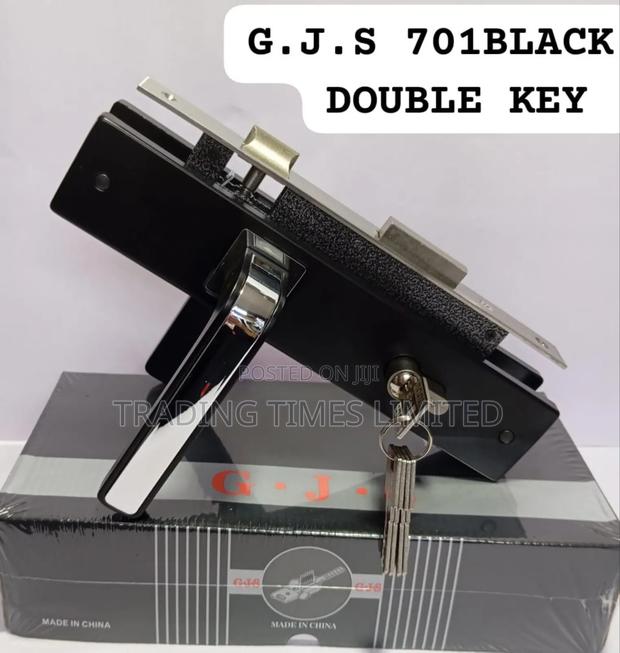 G.J.S 701 Black Double Key Lock