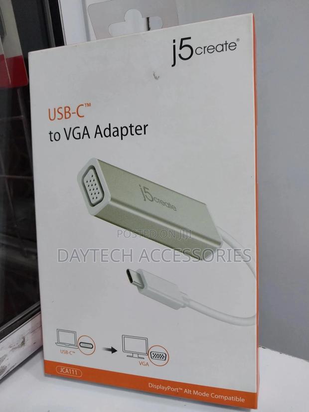 J5 Create Jca111 Usb Type-C to Vga Adapter Computer Cable - main view