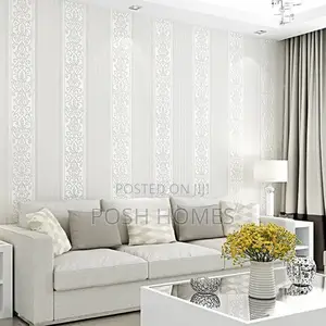 Grey Foral Demask Wallpapers
