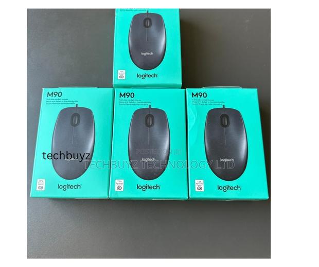Logitech Wired Mouse M90 Black Usb
