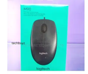 Logitech Wired Mouse M90 Black Usb