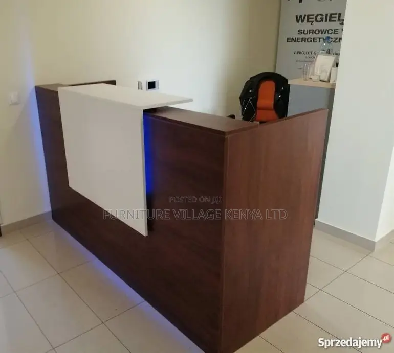 Office Furniture:Wooden Reception Welcome Table – 1.8 Meters