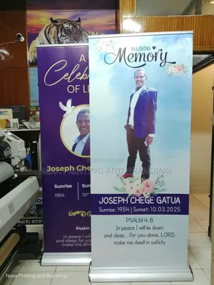 Banner Celebration of Life Free Stand Banner