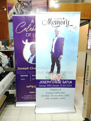 Banner Celebration of Life Free Stand Banner