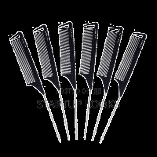 Hair Styling Metal Tail Comb - thumbnail 2