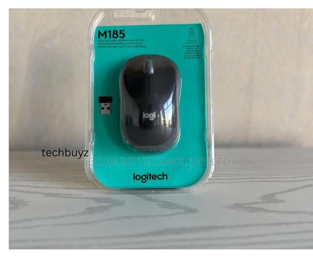 Logitech M185 Wireless Mouse, 2.4ghz With Usb Mini Receiver - main view