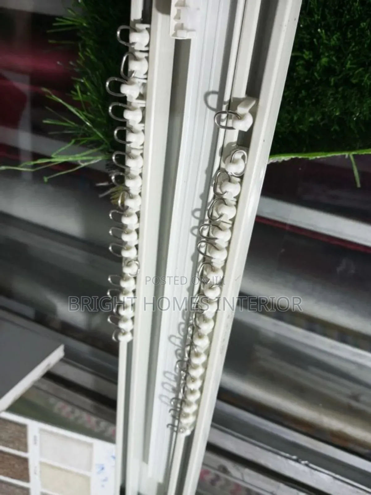 Double Curtain Rail Which Fits in Curtain Box