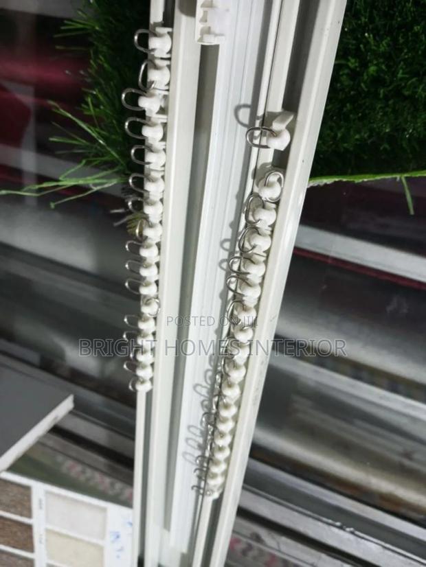 Double Curtain Rail Which Fits in Curtain Box