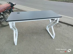 White Frame Office Study Desk
