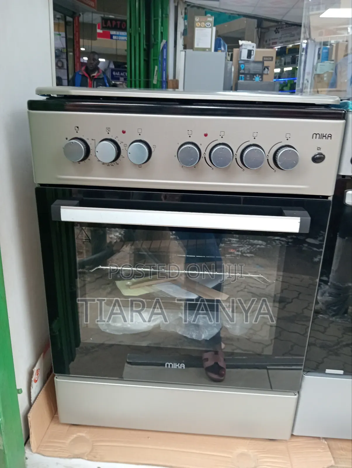 Mika Standing Cooker 60cm X60cm 3 Gas and 1 Electric Jet