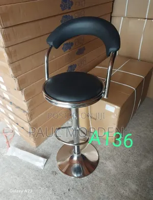 Black Adjustable Stools