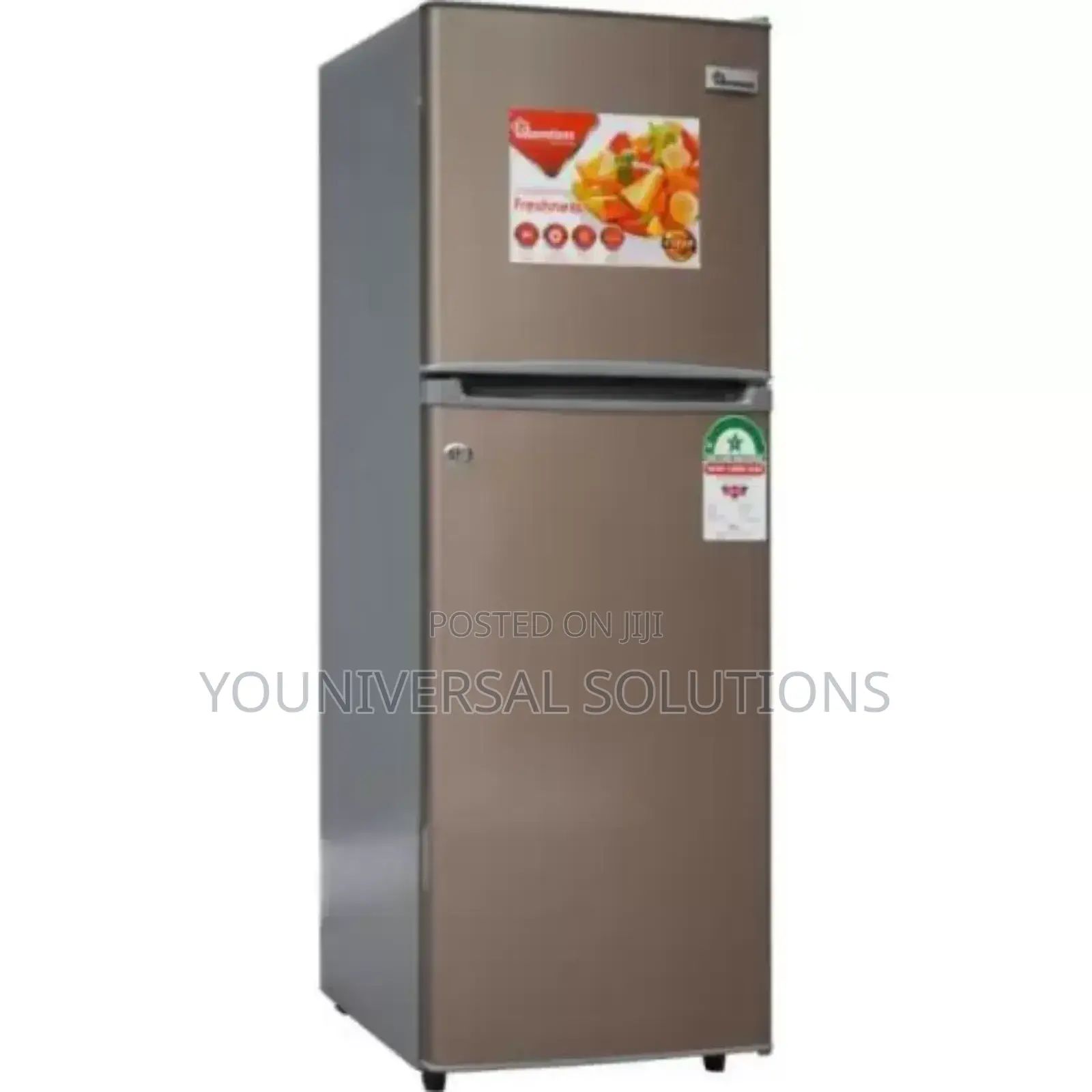 Ramtons Rf/130- 213l 2 Door Direct Cool Fridge+ Dispenser