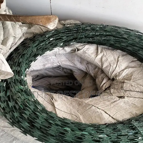 Quality Coated Razor Wire Coil (Green)