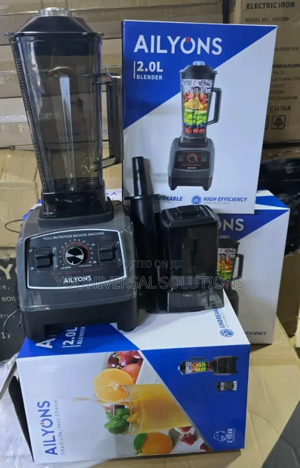 Ailyons 2 in 1 Commercial Blender