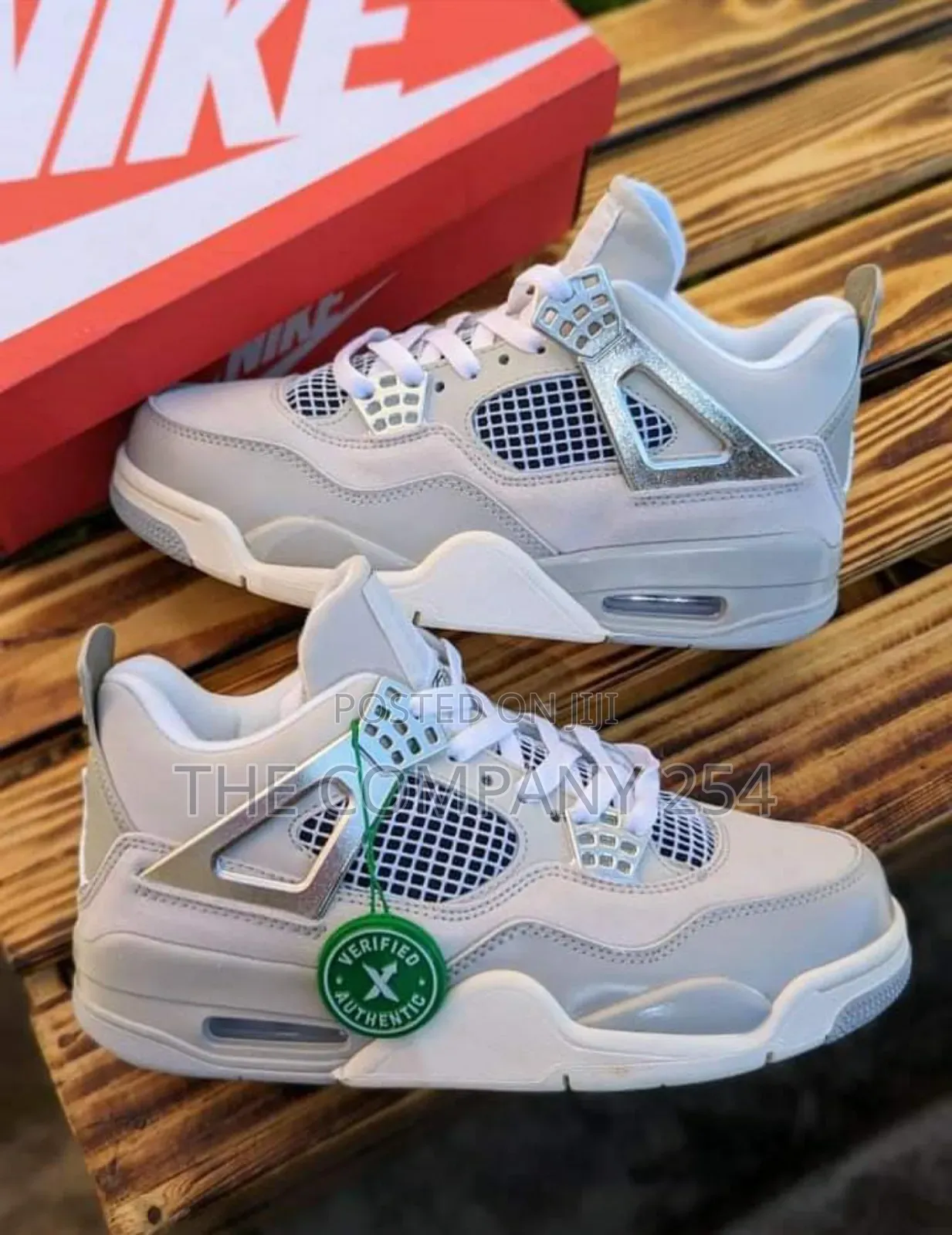 Leather Original Quality Nike Jordan 4 J4 Sneakers Shoes
