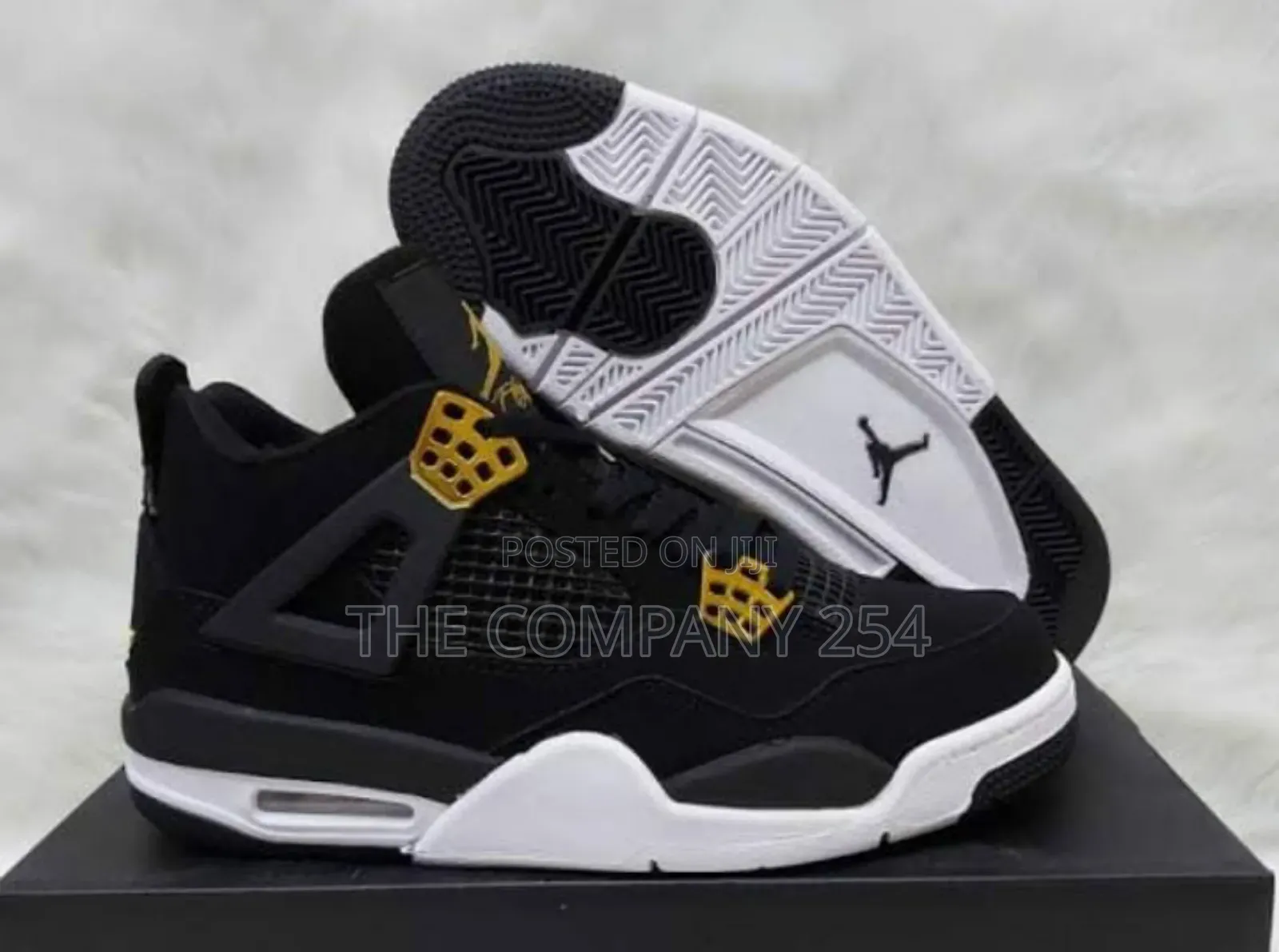 Leather Original Quality Nike Jordan 4 J4 Sneakers Shoes