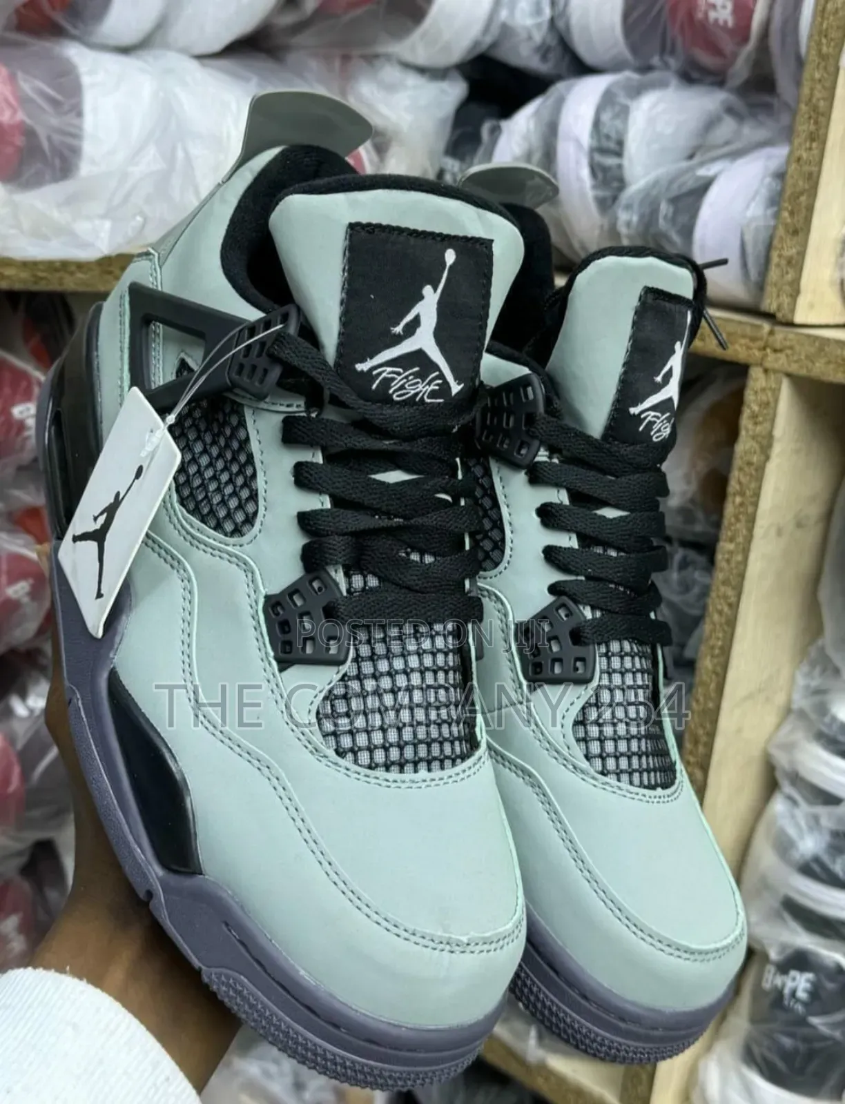 Leather Original Quality Nike Jordan 4 J4 Sneakers Shoes