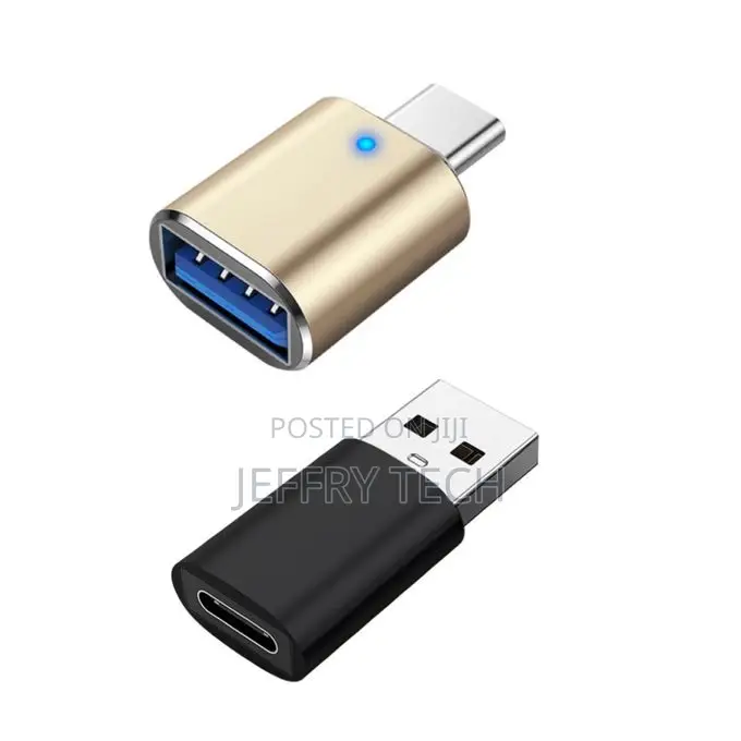 2pcs Type-C to Usb3.0 Adapter Type C Male to 3.0 Charger Otg