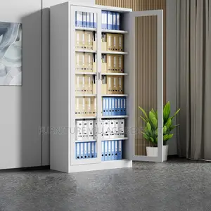 Office Cabinet:Secure Office Metal Cupboard With 2-Doors