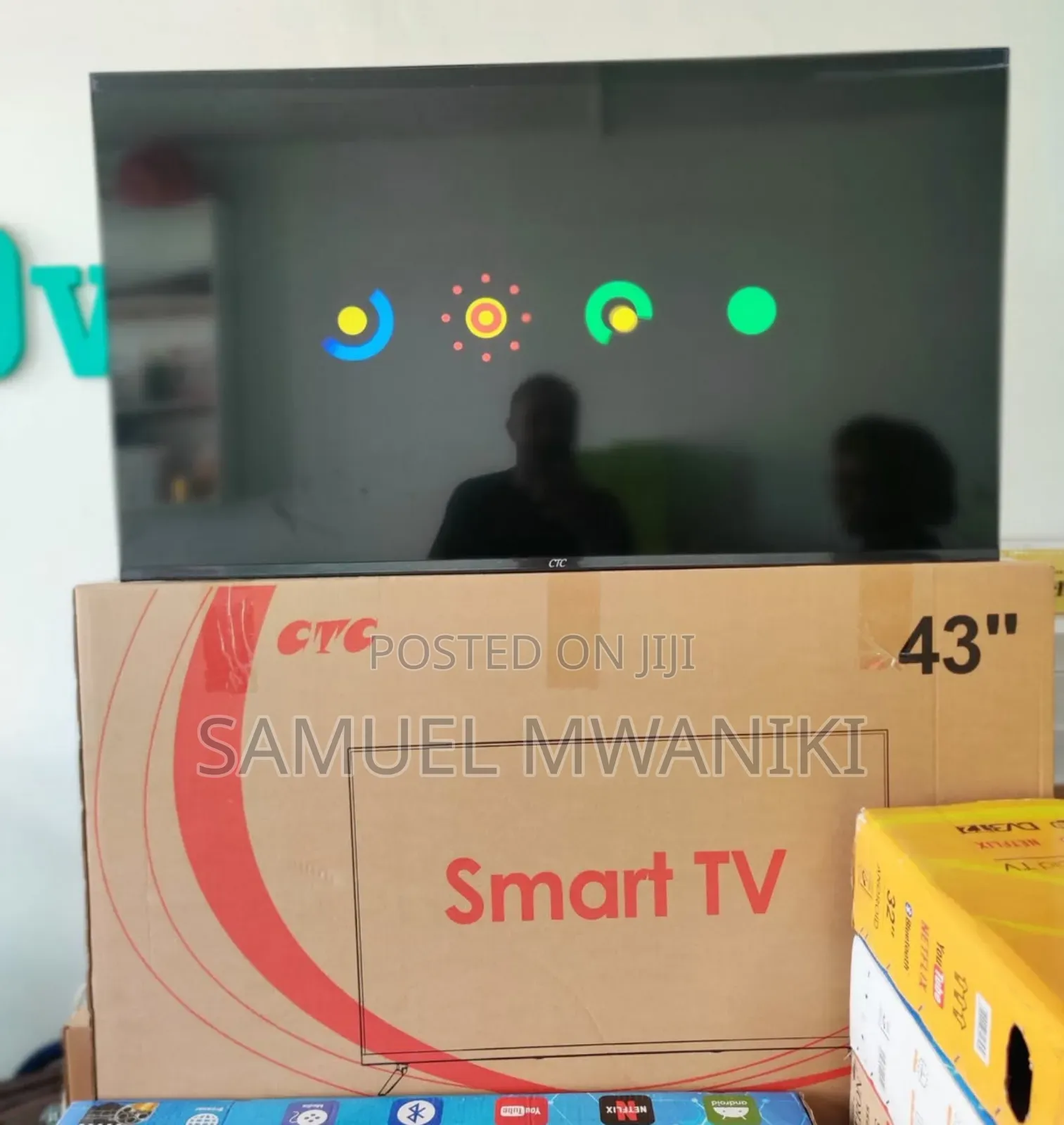 CTC 43" Frameless Android Tv Bluetooth Wi-Fi Netflix Youtube